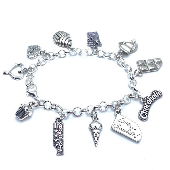 Chocoholic Charm Bracelet Chocolate Lovers - Picture 5 of 8